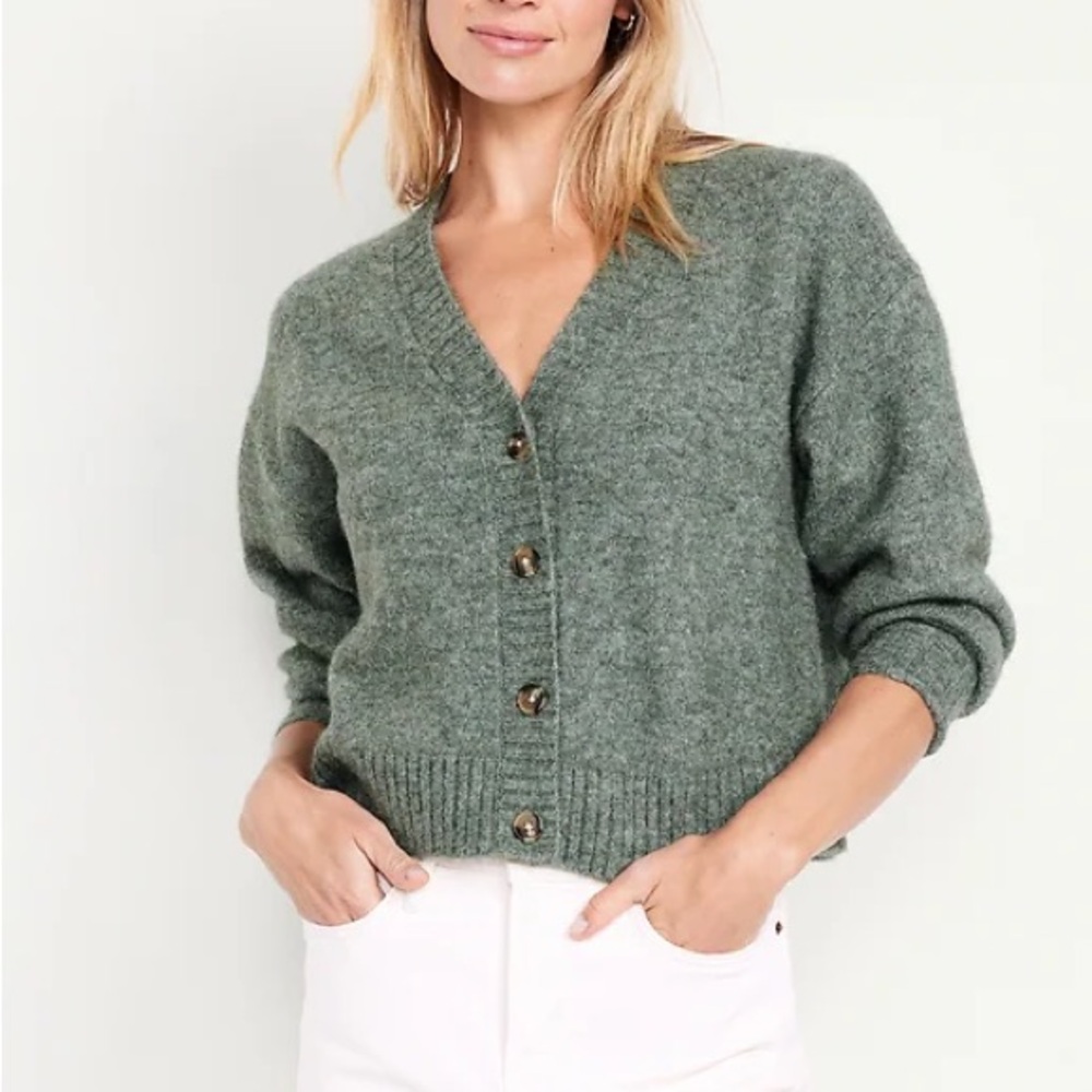 OLD NAVY Slouchy Button-Down Cardigan